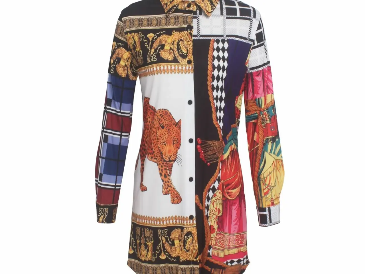 Billede 4 - kjole-Skjorte/mini dress,flere stør;L.XL.2XL -YSL 