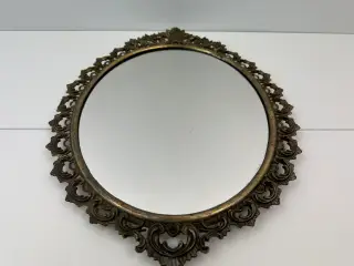 Vintage messing vægspejl