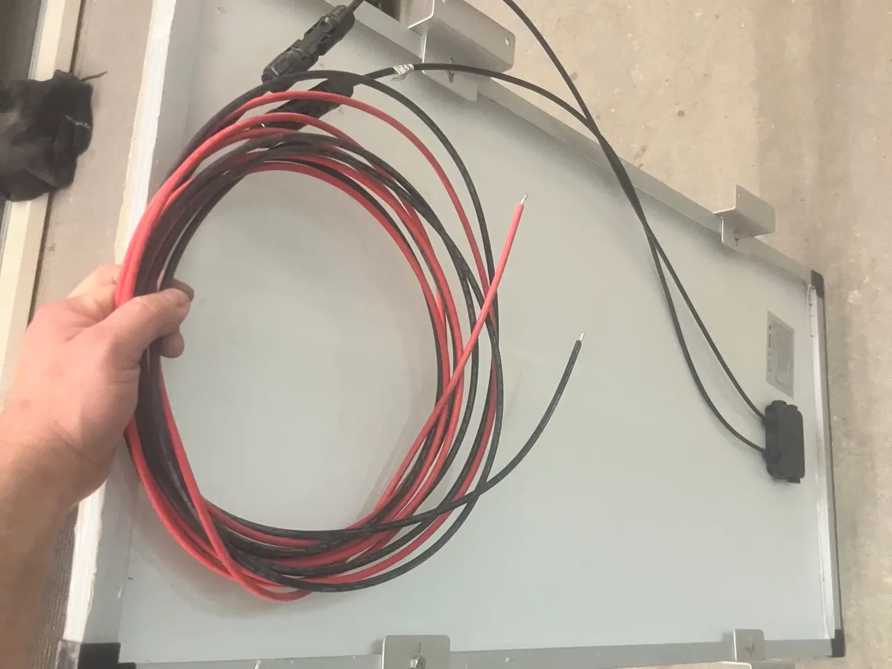 Billede 7 - Solcellepanel med lille kontrolboks