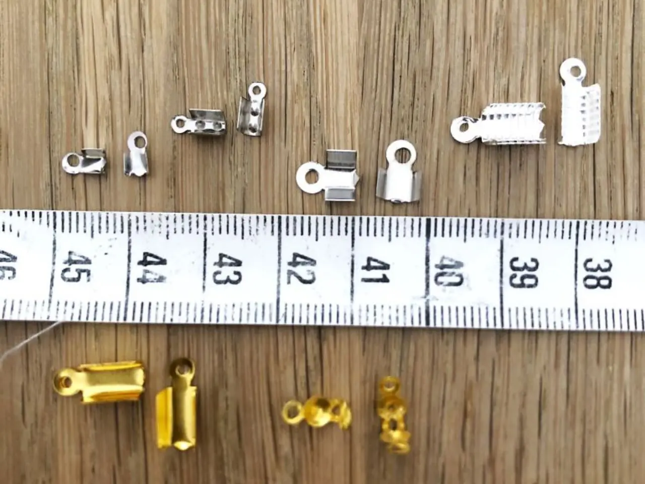 Billede 7 - Gyldne endedupper - lav selv smykker