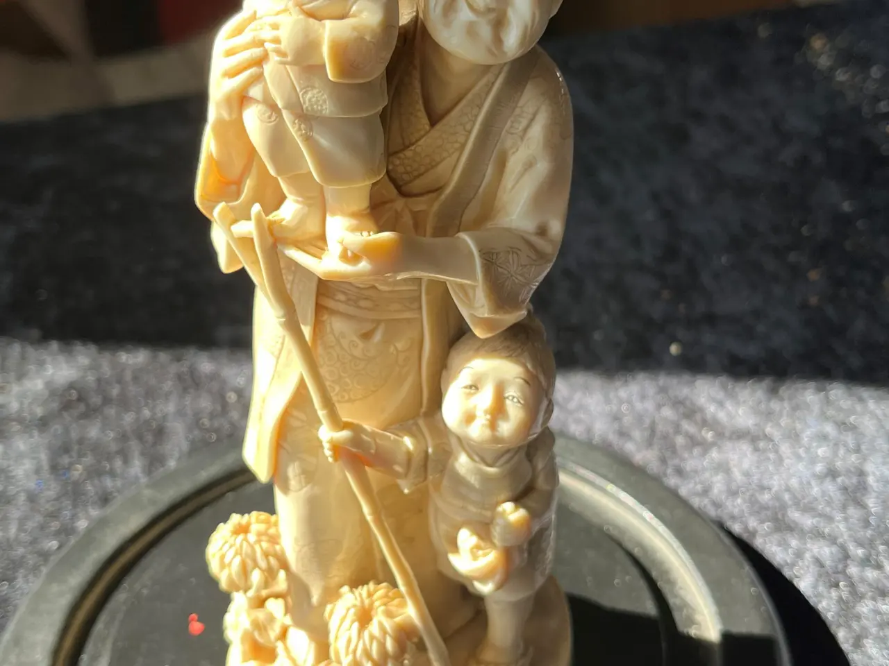 Billede 15 - flot Japanske elfenbensfigur