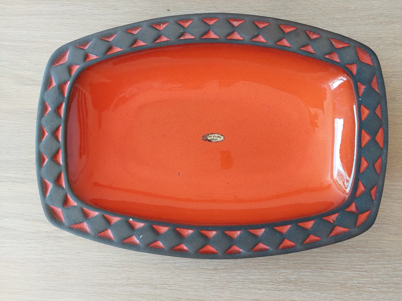 Billede 1 - Orange Frank Keramik Fad