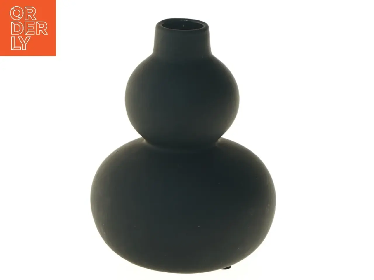 Billede 1 - Sort dekorativ vase (str. 16 cm)