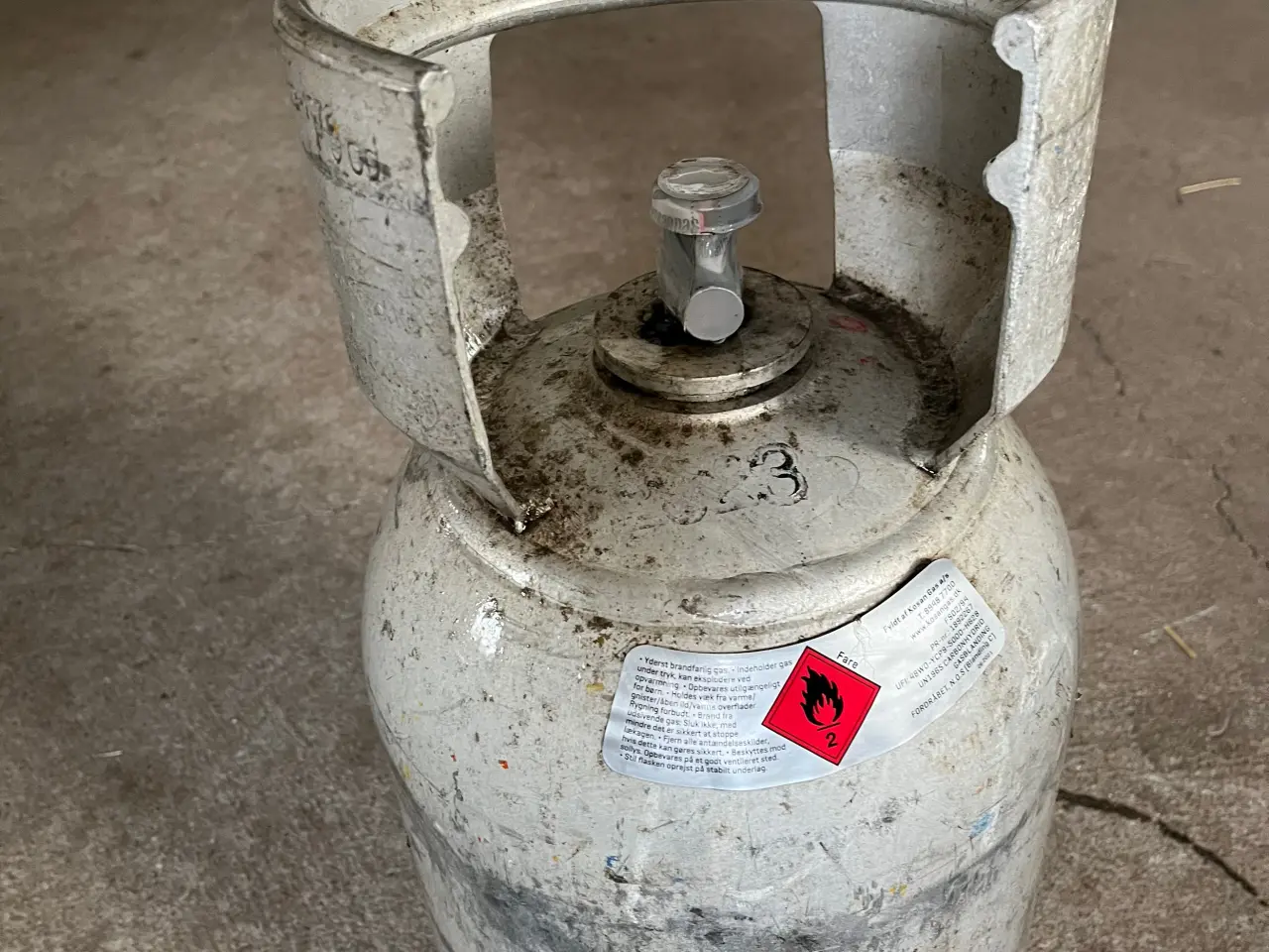 Billede 2 - 6 kg. alugasflaske