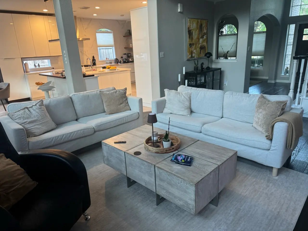 Billede 1 - Beige 3 personers sofa