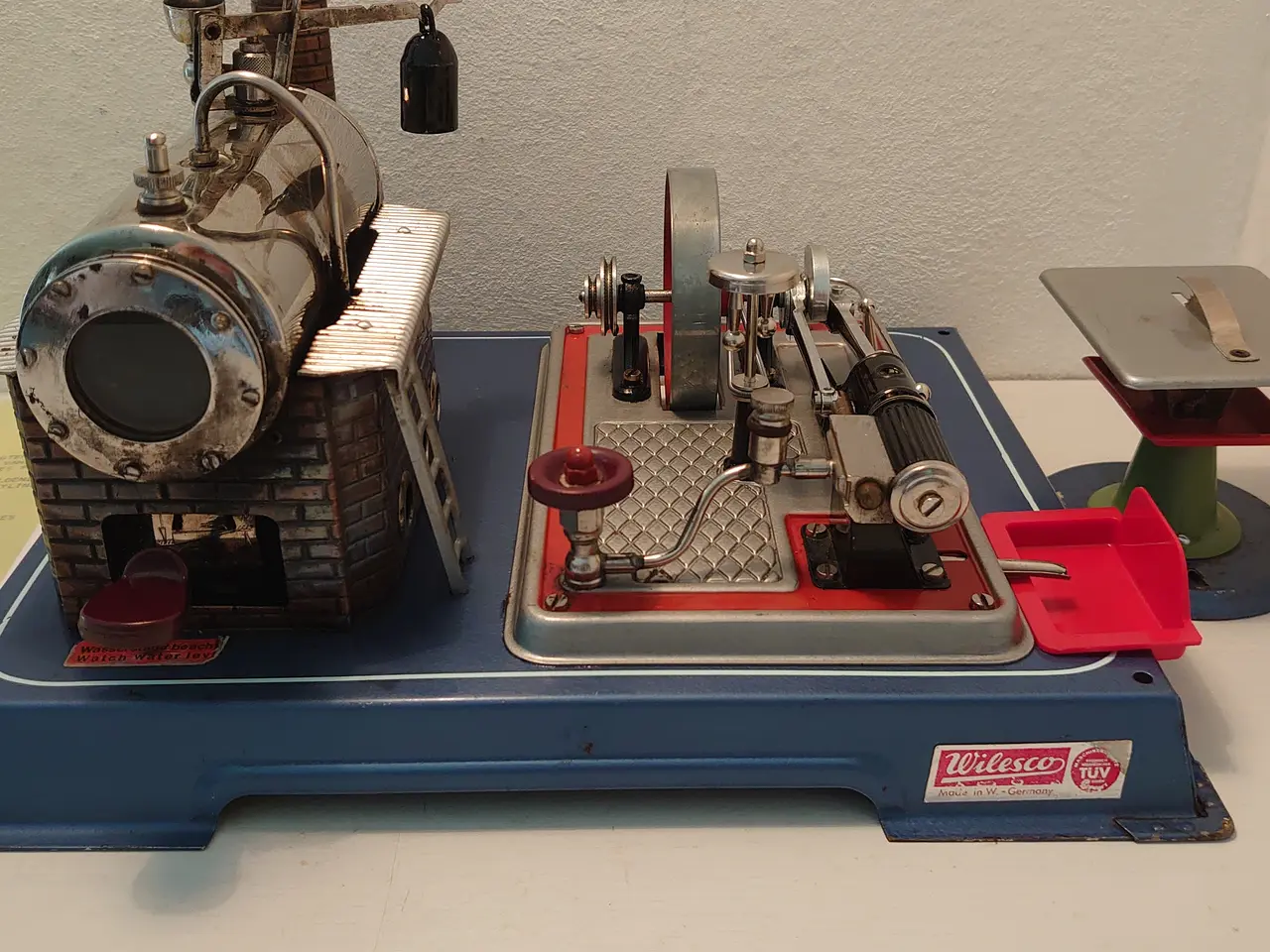 Billede 2 - Stor Wilesco dampmaskine D16 + M53 mm.. Afprøvet