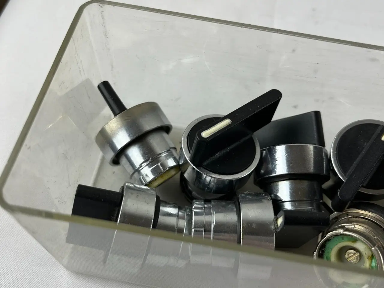 Billede 3 - blandet parti 22mm Rotary Selector kontakt Black