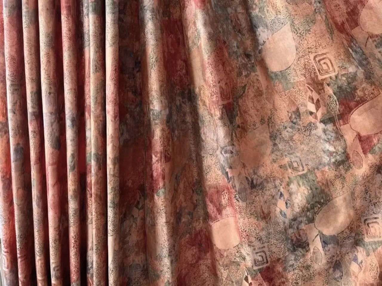 Billede 3 - Stof, Stofrest Jacquard-vævet