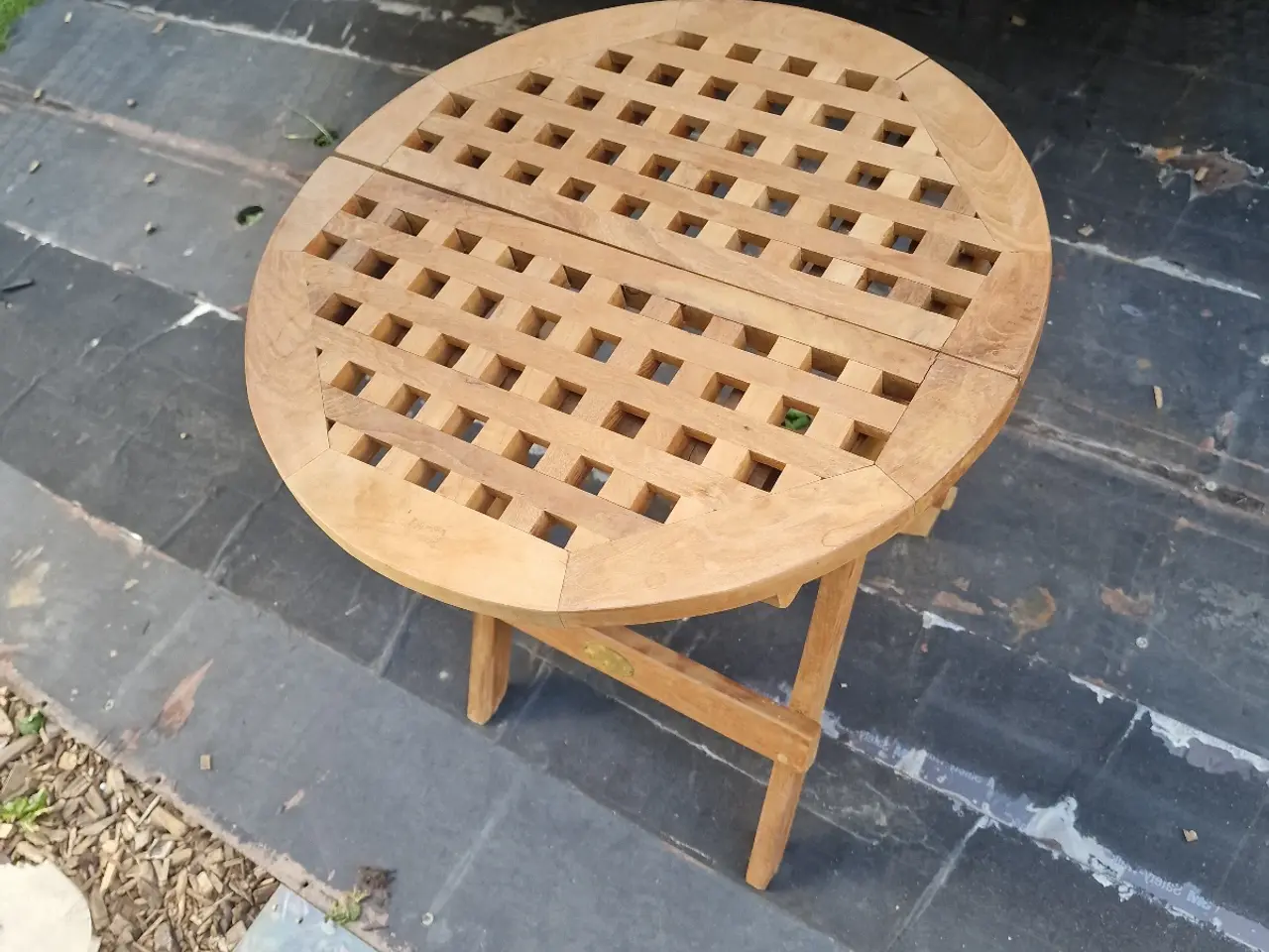Billede 2 - Klapbord teaktræ