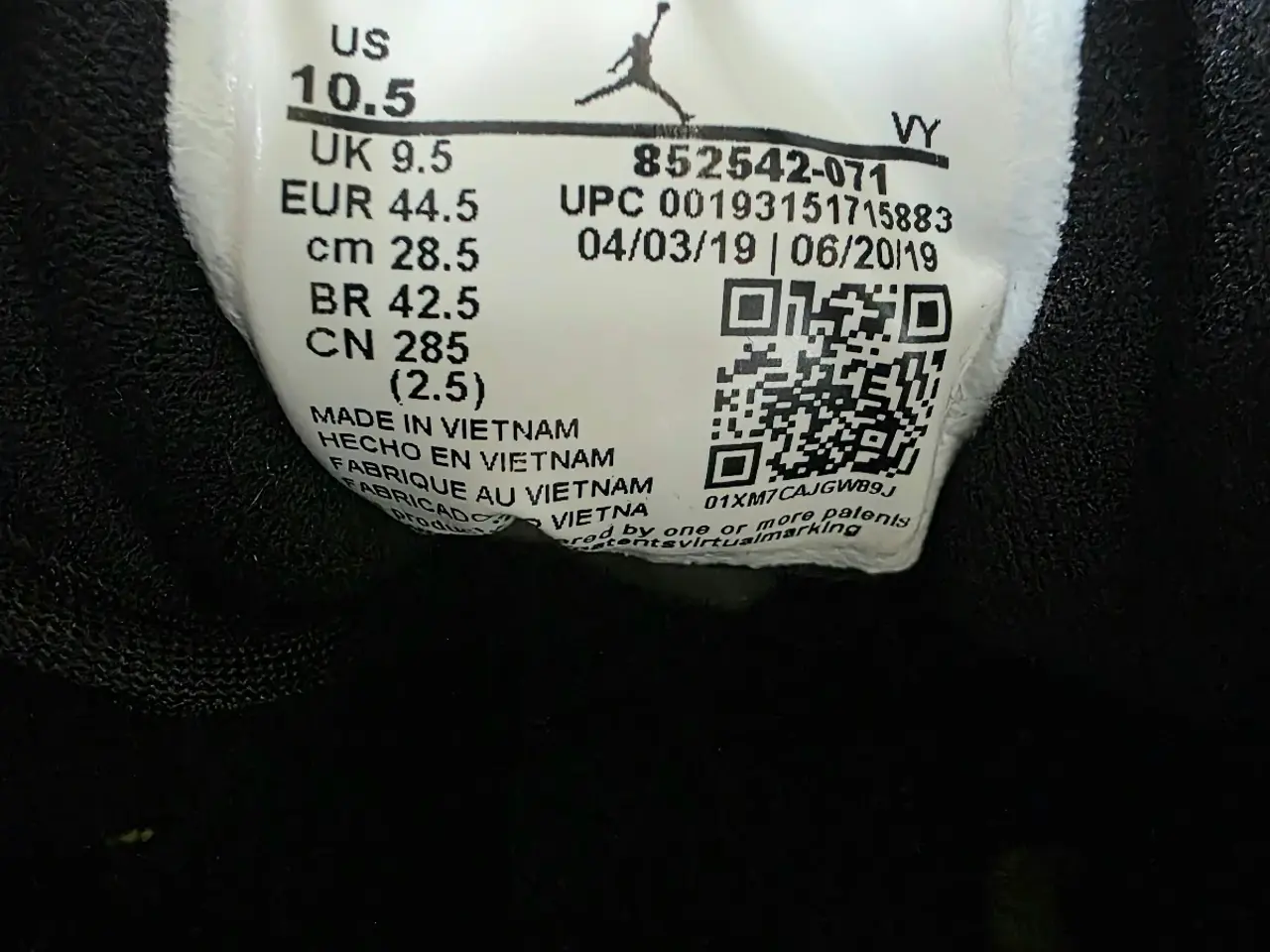 Billede 4 - Nike Air Jordan 1 High Yellow Toe