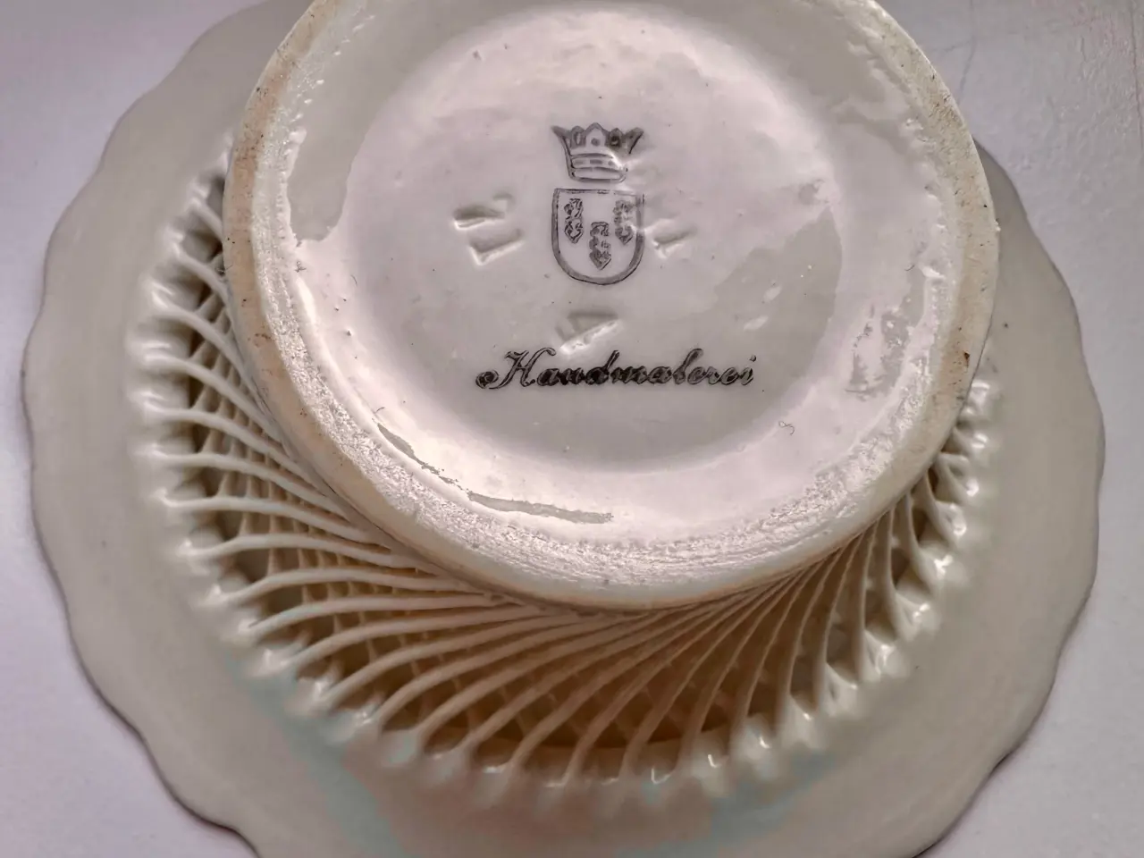 Billede 8 - Smuk fyrfadsholder og vintage håndlavet skål 