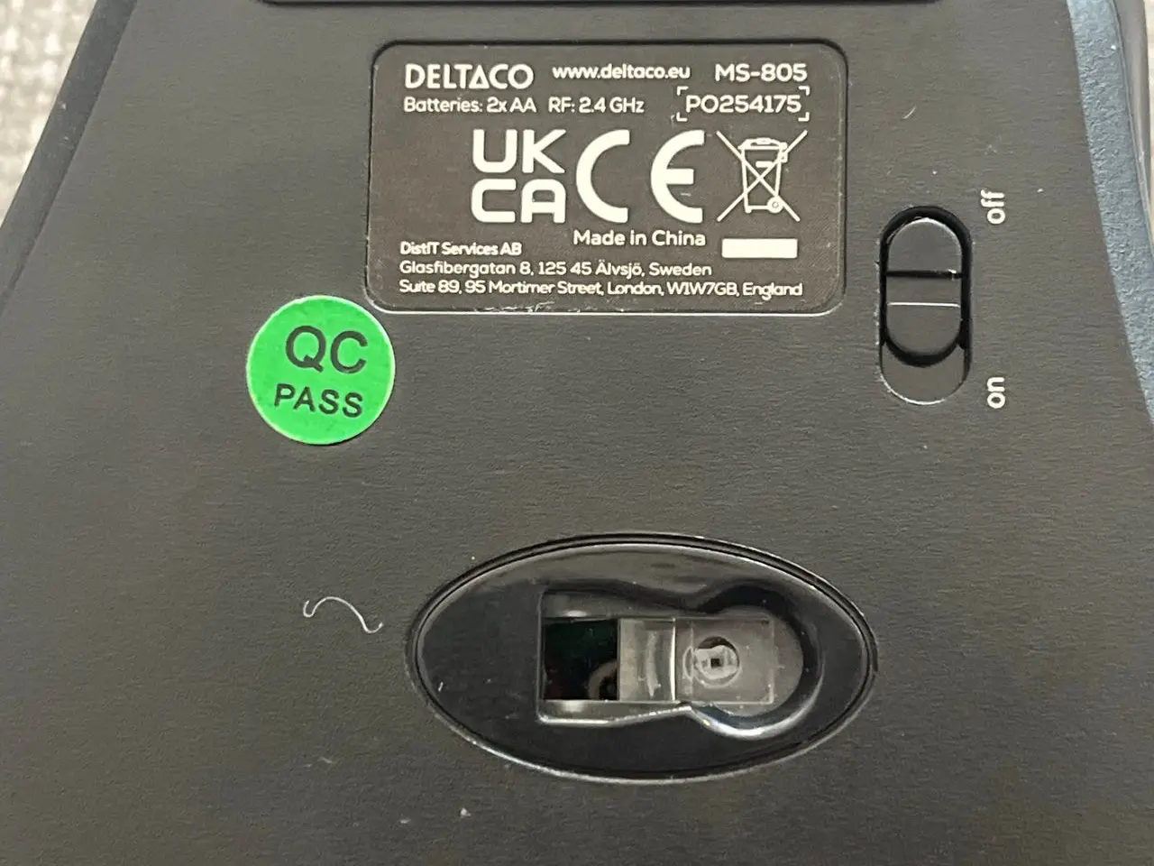 Billede 4 - Deltaco MS-805 trådløs mus, sort