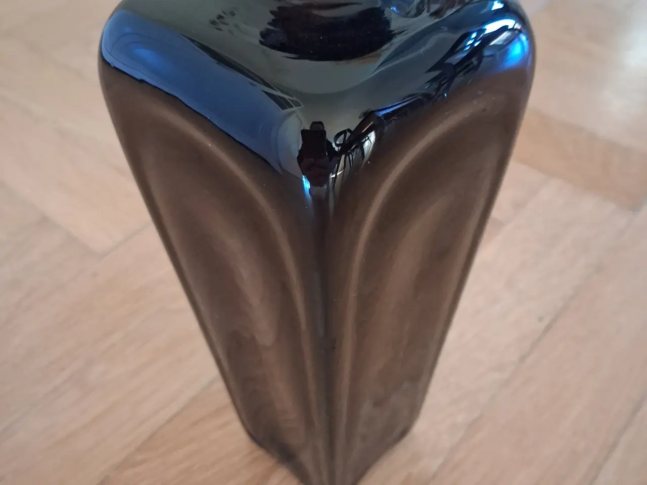 Billede 4 - Holmegaard brun apotekerflaske, 1983,TINCT RHEI