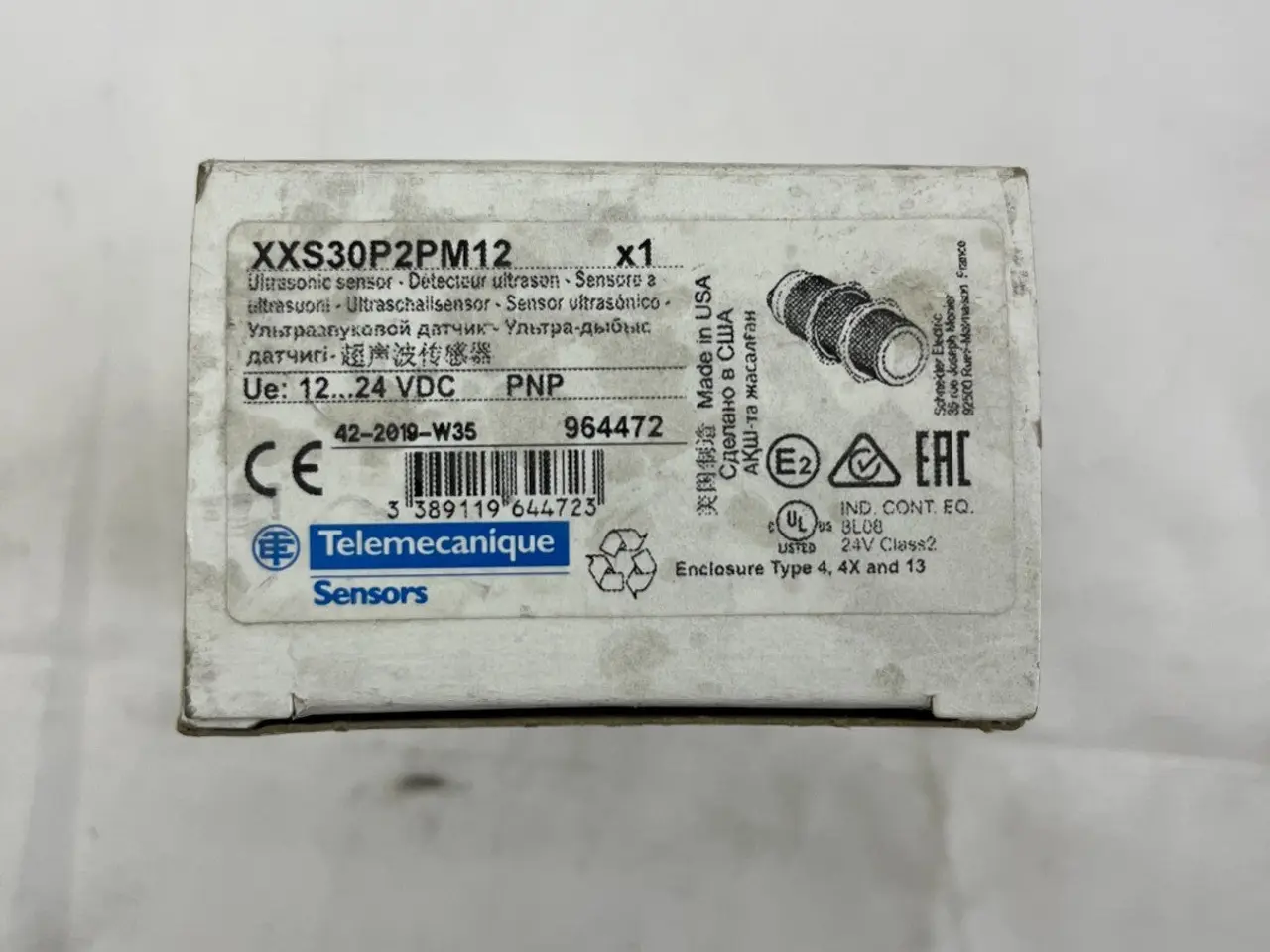 Billede 4 - Telemecanique XXS30P2PM12 Ultrasonic Sensor M30 2m
