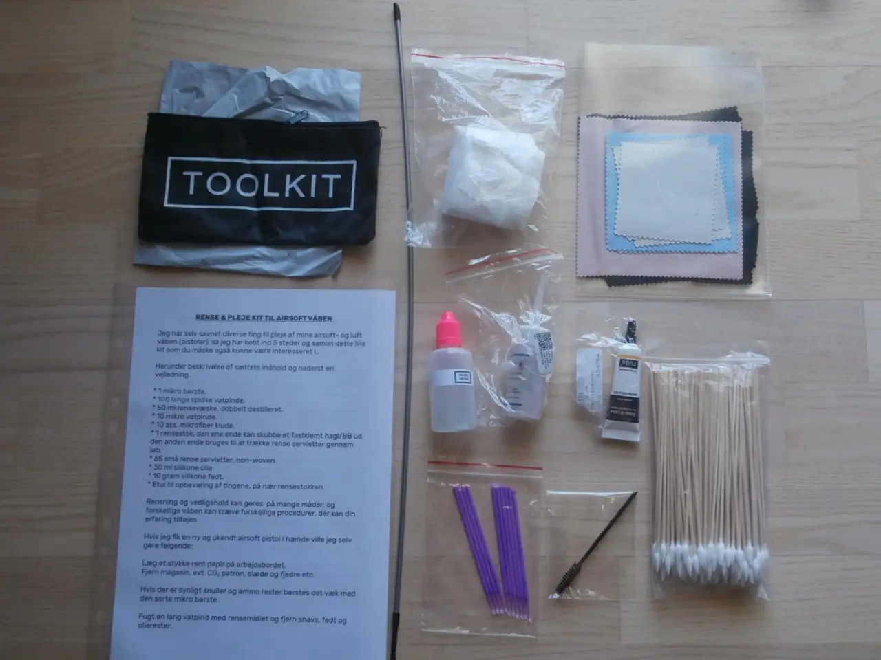 Billede 1 - RENSE & PLEJE KIT TIL AIRSOFT- HARDBALL - SOFTBALL