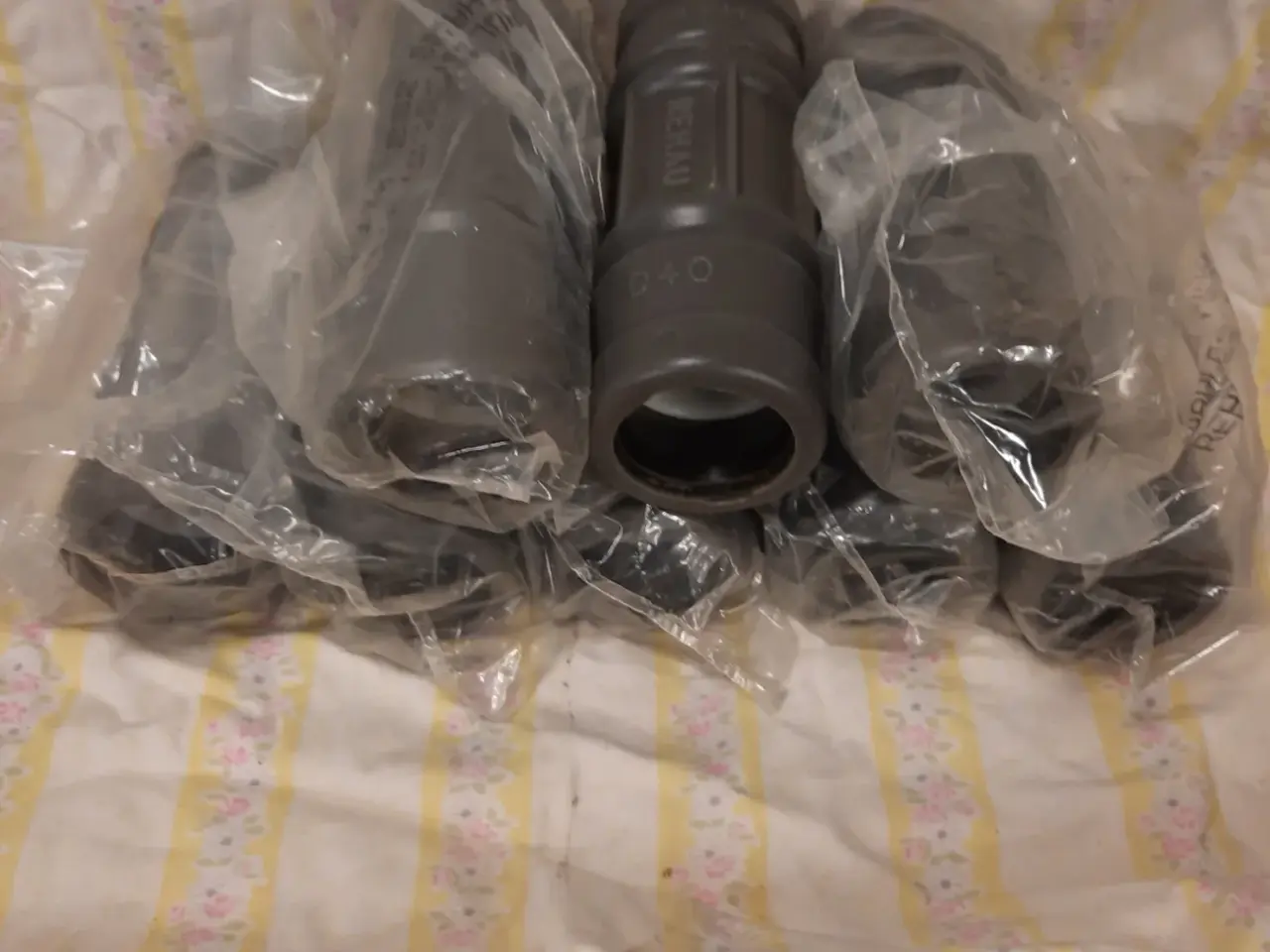 Billede 1 - Samlemuffe for 40x40 mm PE rør/slanger PN16