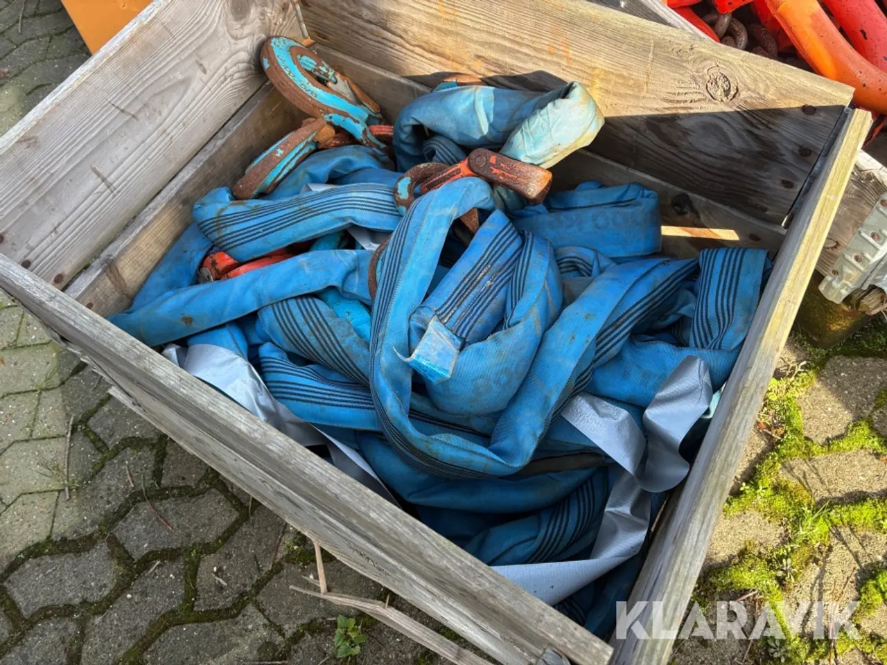 Billede 1 - Løftestropper med kroge 8 tons, 5,5 meter, 3 Styk