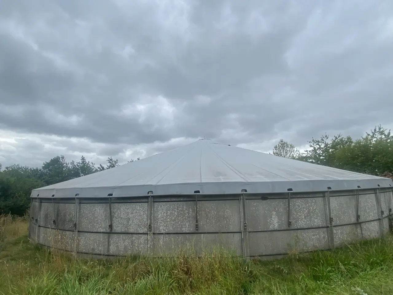 Billede 1 - Overdækning gylletank
