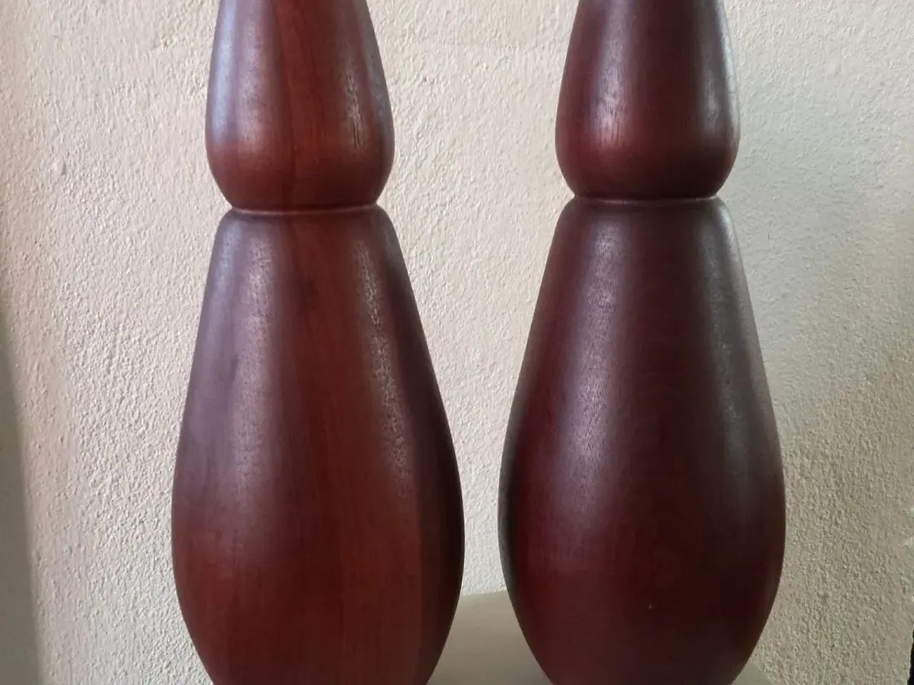 Billede 1 - 2 stk Munio vase no 3 træ