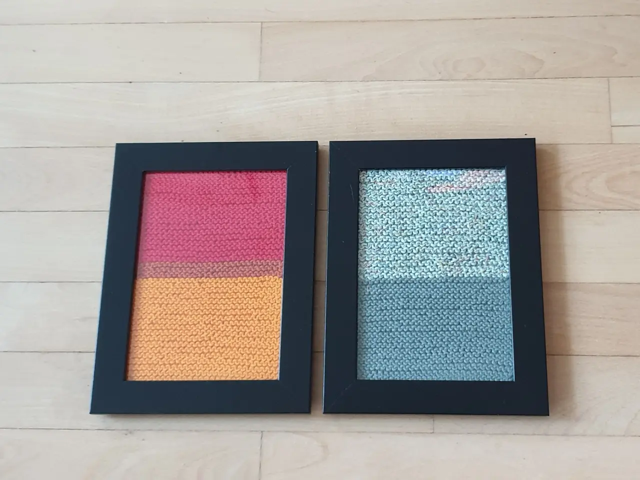 Billede 2 - Strikkede billeder og mini vægstykke SE 4 fotos