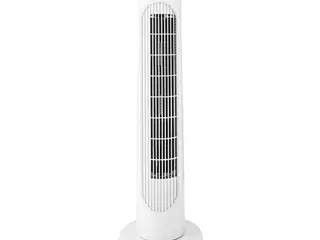 Nedis FNTR13CWT40 tårnventilator 50 W - hvid/sort