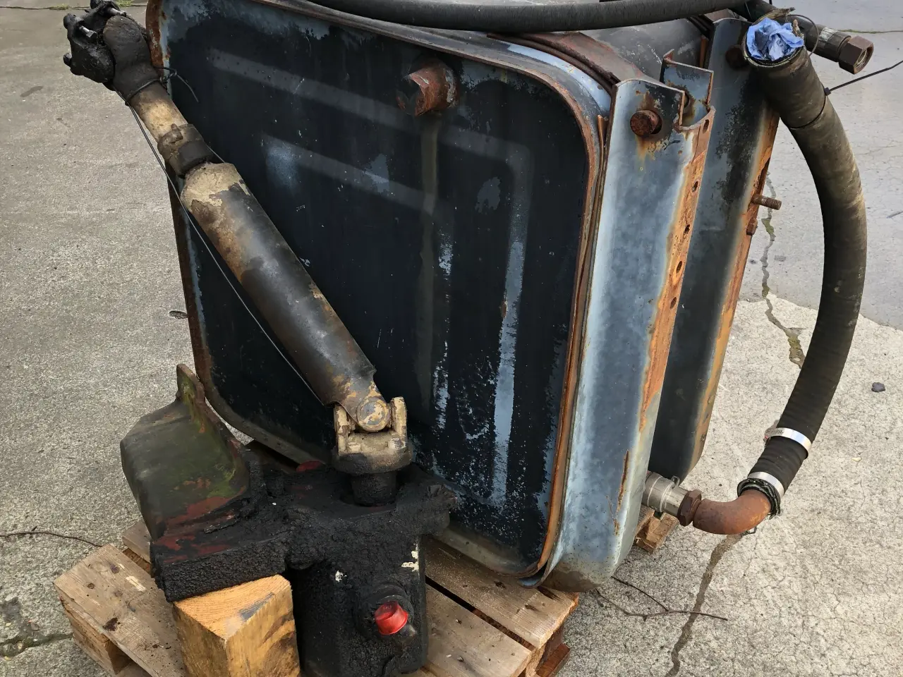 Billede 2 - Hydrauliktank + pump