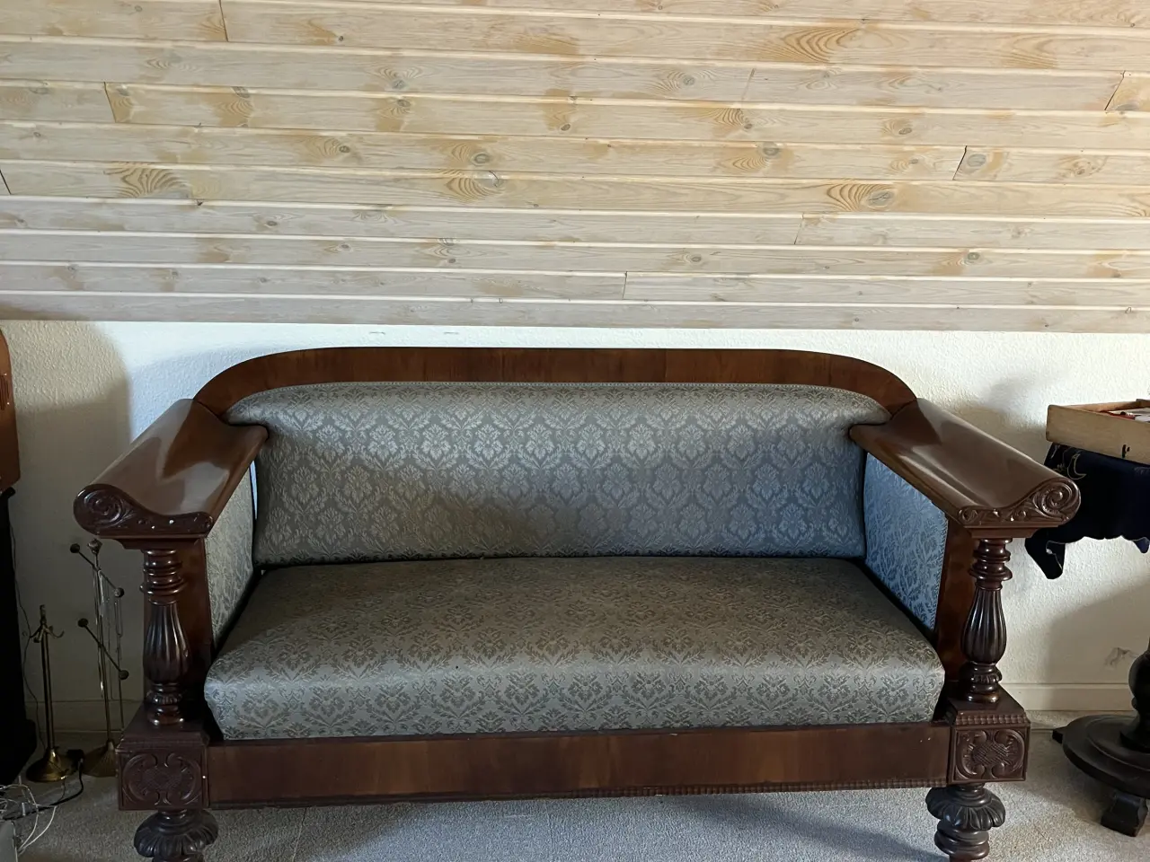 Billede 2 - Super flot antik mahogni sofa.