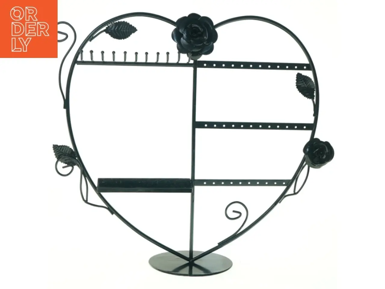 Billede 1 - Metalsmykke stativ i form af et hjerte (str. 34 x 36 cm)