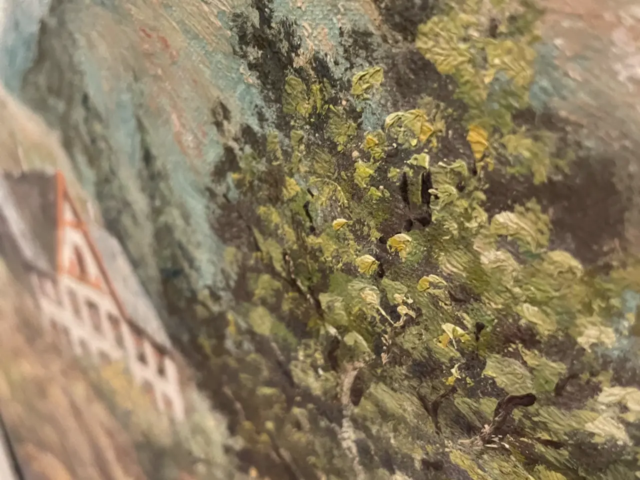 Billede 15 - Håndmalet dekorationsmaleri på lærred 85 × 45 cm