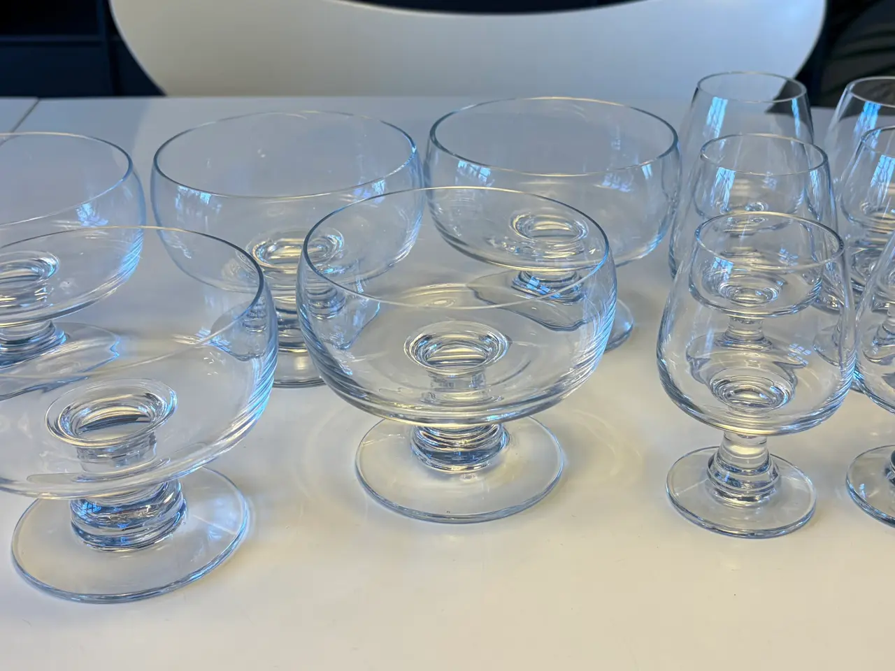 Billede 3 - ALMUE 9 portionsglas + 10 cognac - Lütken - HG