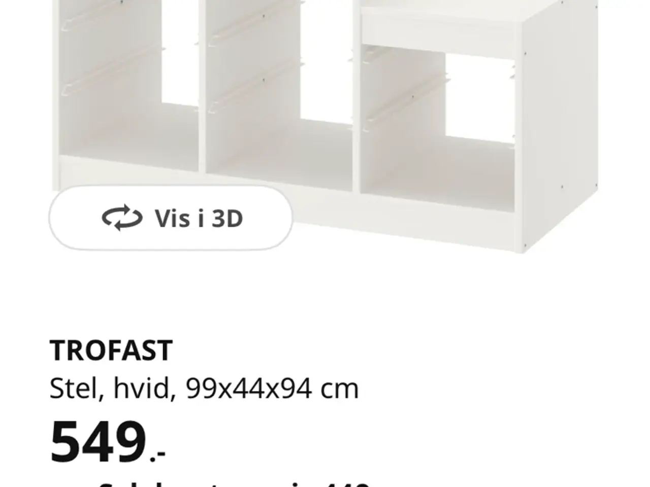 Billede 1 - Reol fra Ikea