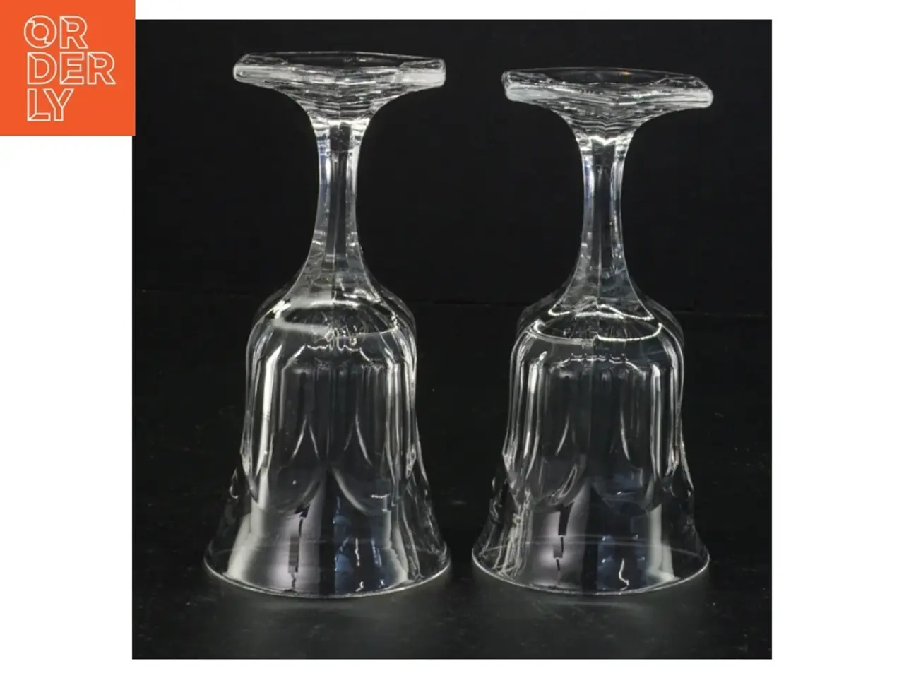 Billede 4 - Gennemsigtige glas på fod (str. 14 x 6,5 cm)