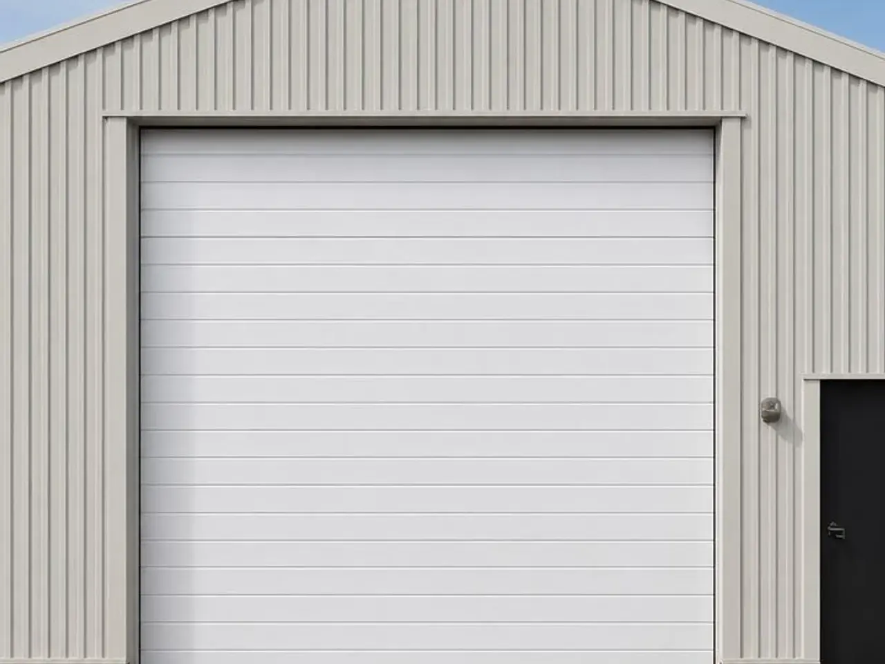 Billede 1 - Bearsafe ledhejseport 400X400 cm.Hvid RAL 9010