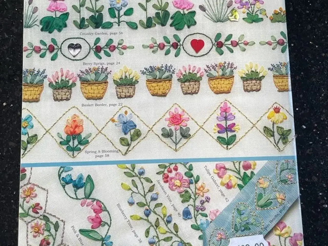 Billede 2 - Bog på eng. om broderi med bånd