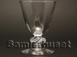 Ulfborg Hvidvinsglas. H:105 mm.