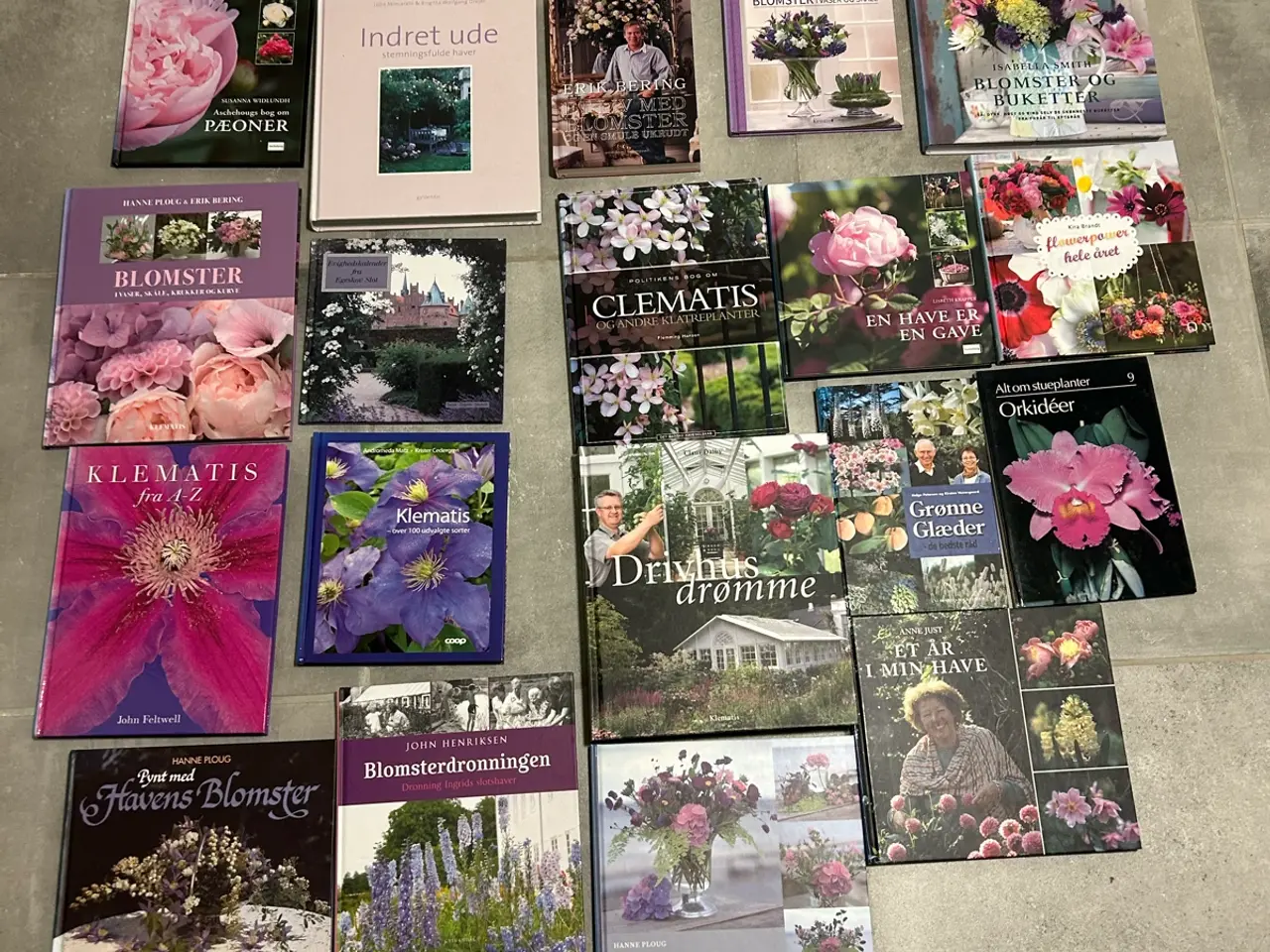 Billede 1 - 22 bøger om blomster og have