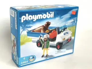 Playmobil dyrepasser med bil sæl og tilbehør 