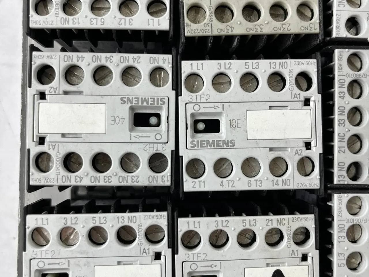 Billede 5 - Siemens SIRIUS kontaktor relæ parti 13pcs 3TF2001