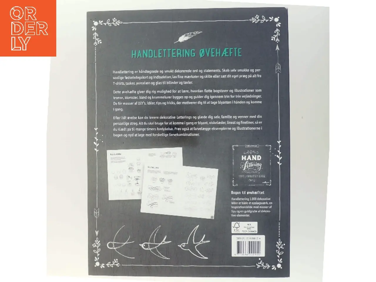Billede 3 - Hand lettering øvehæfte af Frau Annika (Bog)