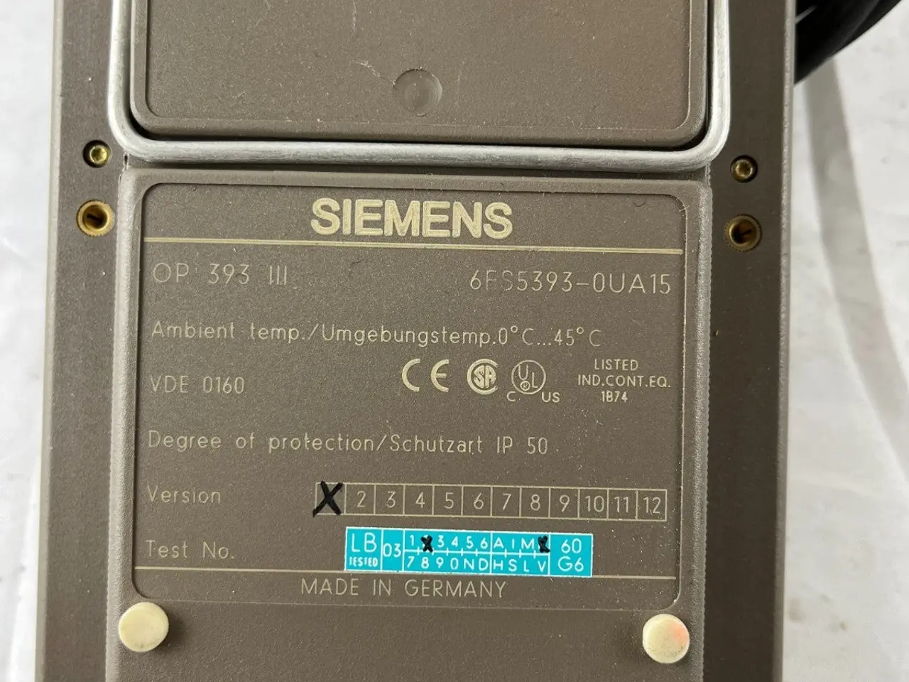 Billede 7 - Siemens OP 393‑III Handheld betjeningspanel