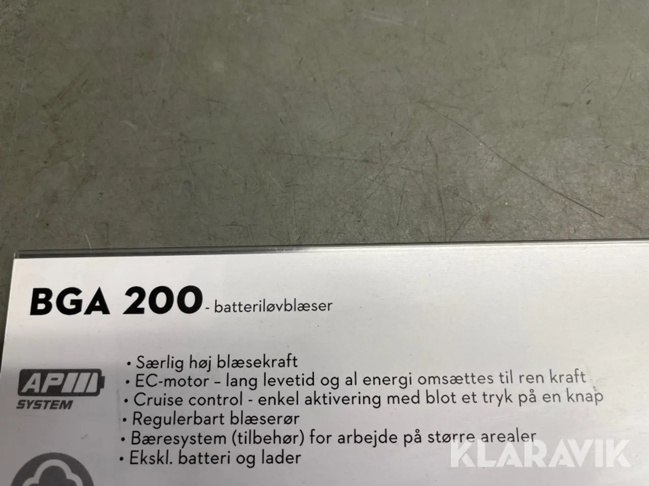 Billede 11 - Løvblæser STIHL BGA 200 batteridrevet