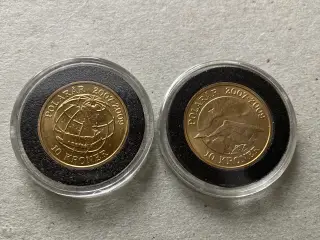 10 kr. Polarmønter 2007-2009