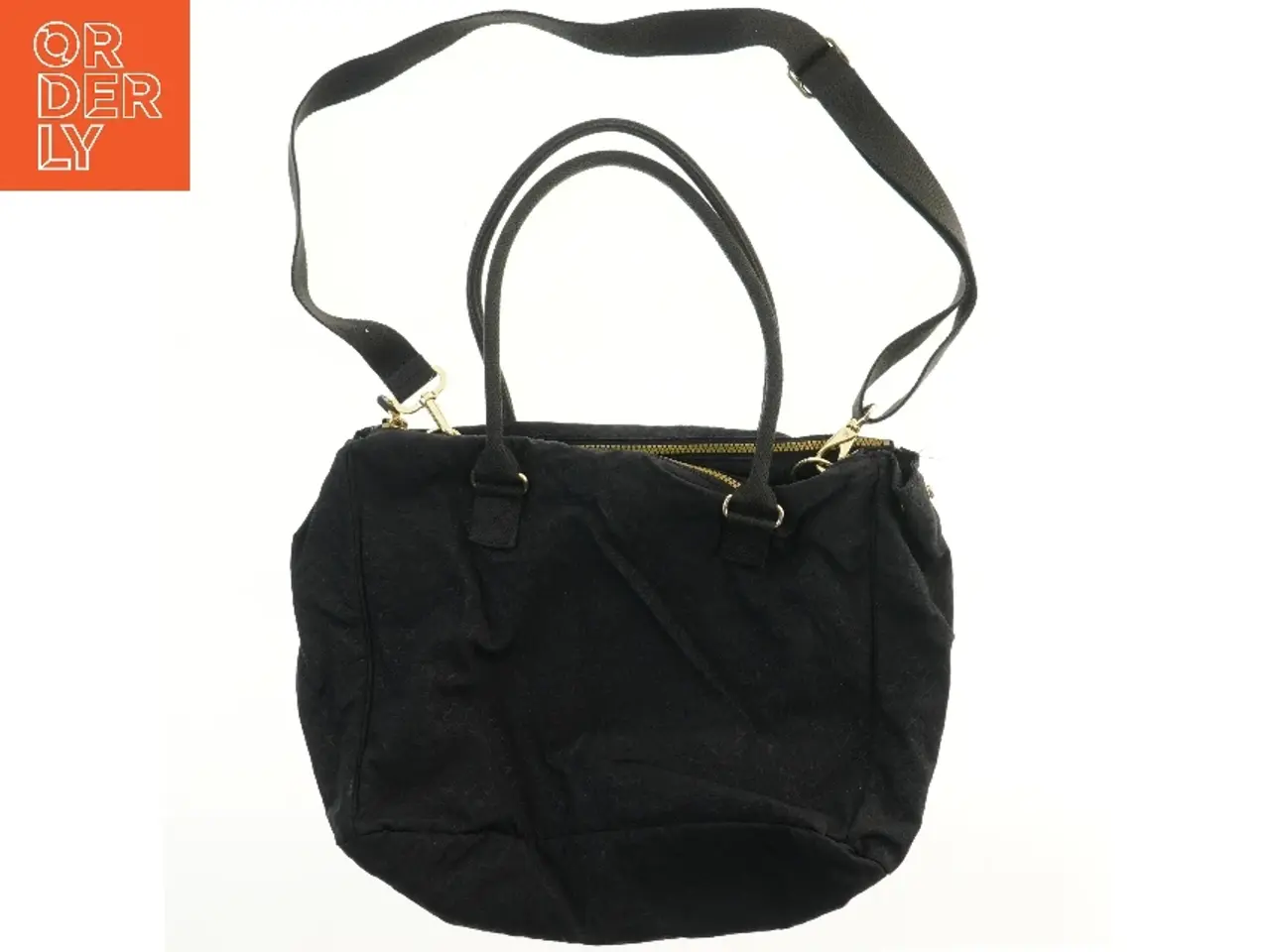 Billede 1 - Sort skuldertaske fra Kipling (str. 43x36 cm)