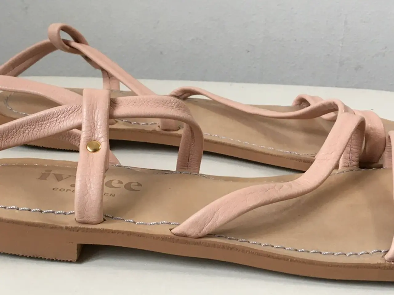 Billede 4 - Ivylee, nude sandaler i skind, str 40