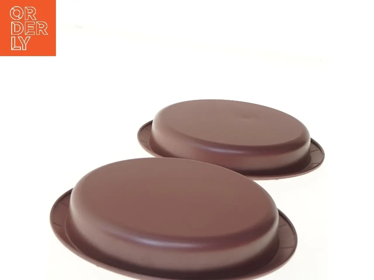 Billede 2 - 2 stk runde plastfade Ø 24 cm (str. Ø 24 cm)