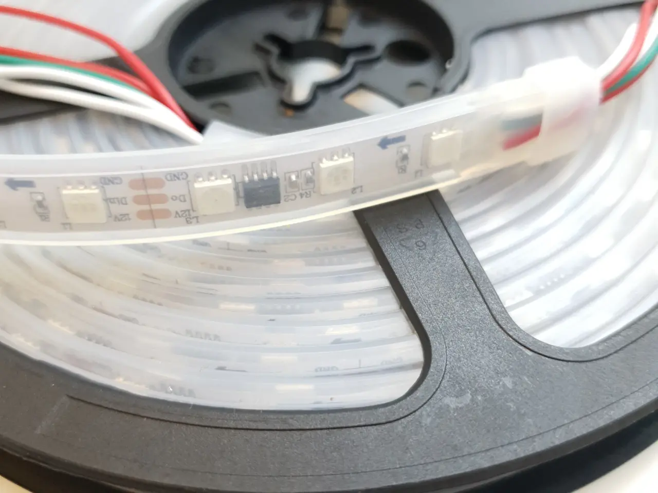 Billede 6 - NY! 5m 12V IP67 RGB LED Pixel Strip 5050 WS2811