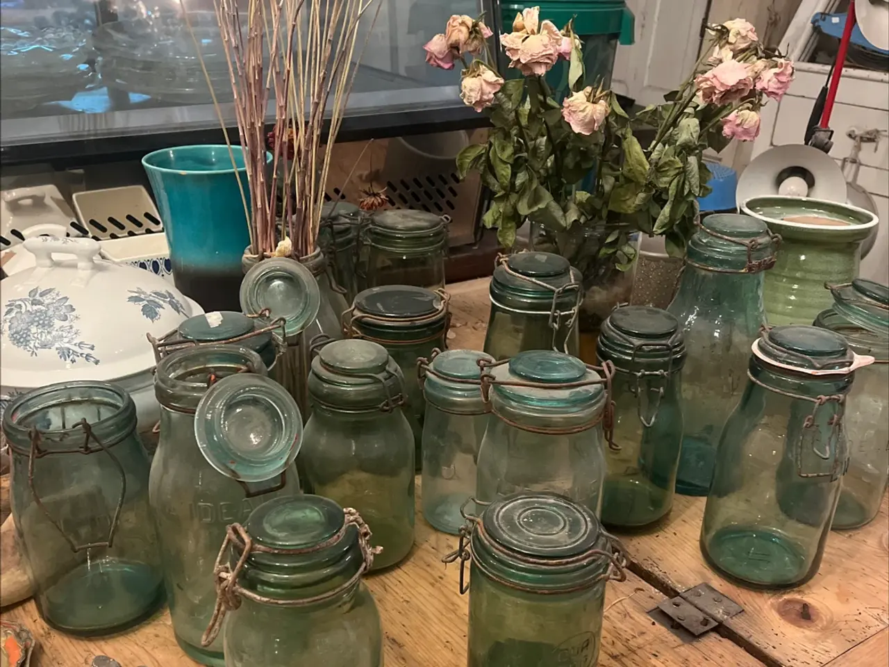 Billede 2 - Franske henkogningsglas grønne