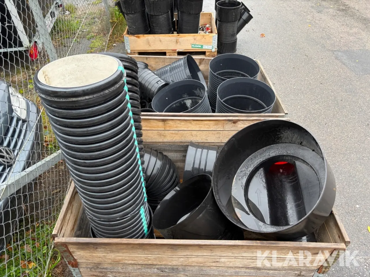 Billede 3 - Assorterede kloak og afløbsrør - cirka 26 dele
