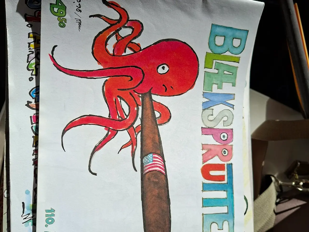 Billede 1 - Blæksprutte blad