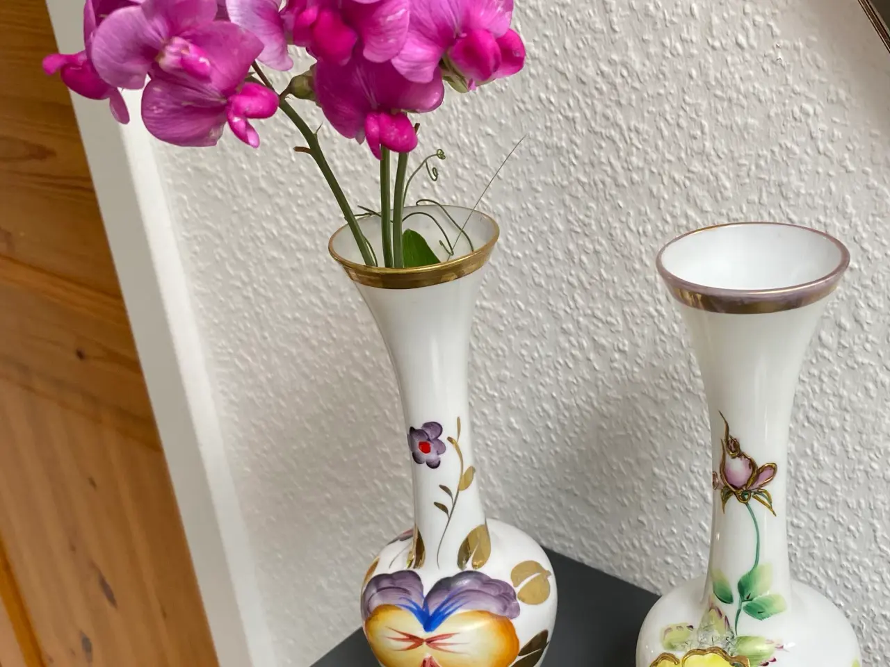 Billede 1 - Opaline glas vaser